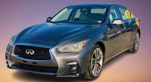 Бампер передний Infiniti Q50 Red Sport 2018 - Рестайл в СБОРЕ
