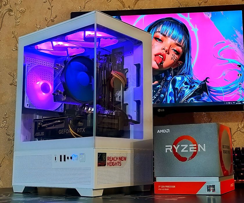 ПК RTX4060/ Ryzen 5 3600/ 16Gb DDR4/ B450 игровой компьютер АМ4