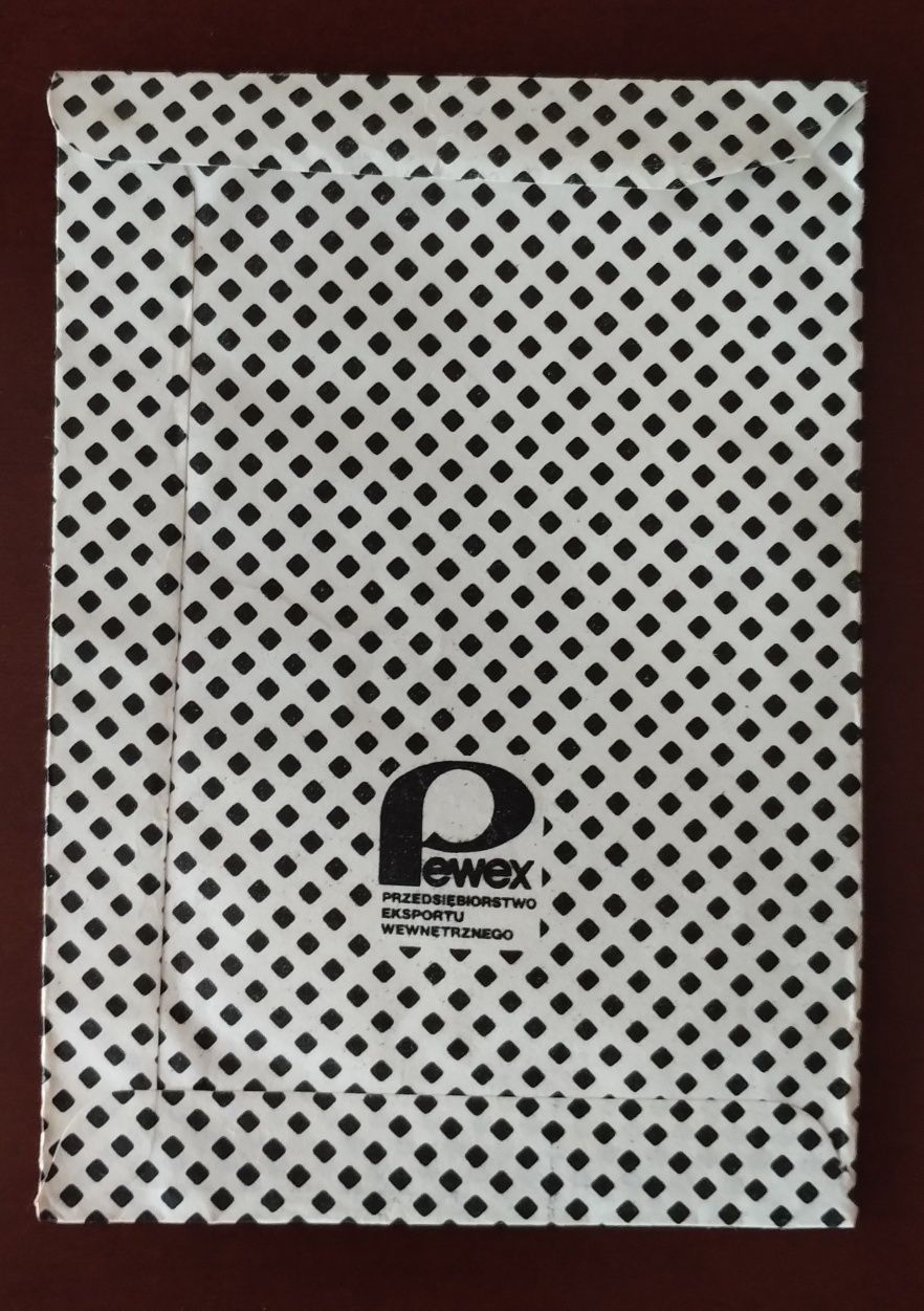 Koperta Pewex 8.5x12cm oryginalna pamiątka PRL oryginał nowa
