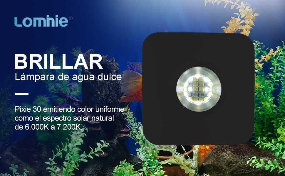 Calha led para aquários de água doce