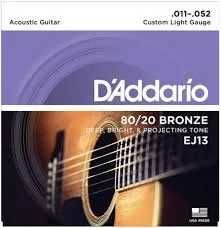 D'Addario EJ13 struny do gitary akustycznej 11-52