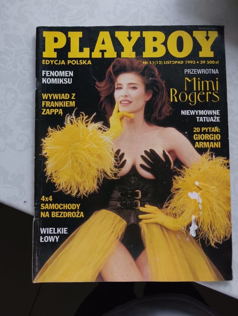 Playboy listopad 1993 retro