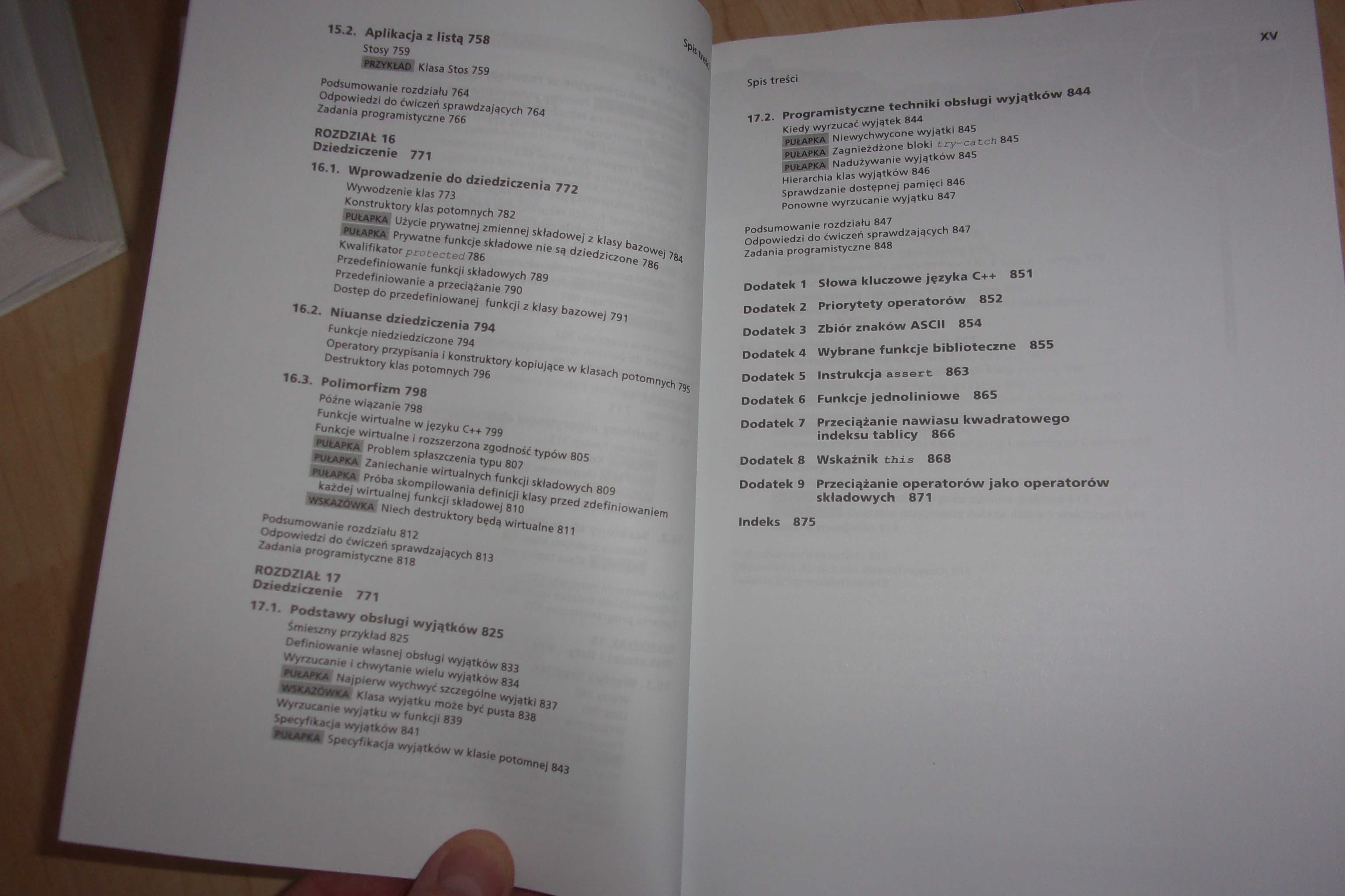 szkoła programowania C Prata Schildt w tonacji c++ savitch