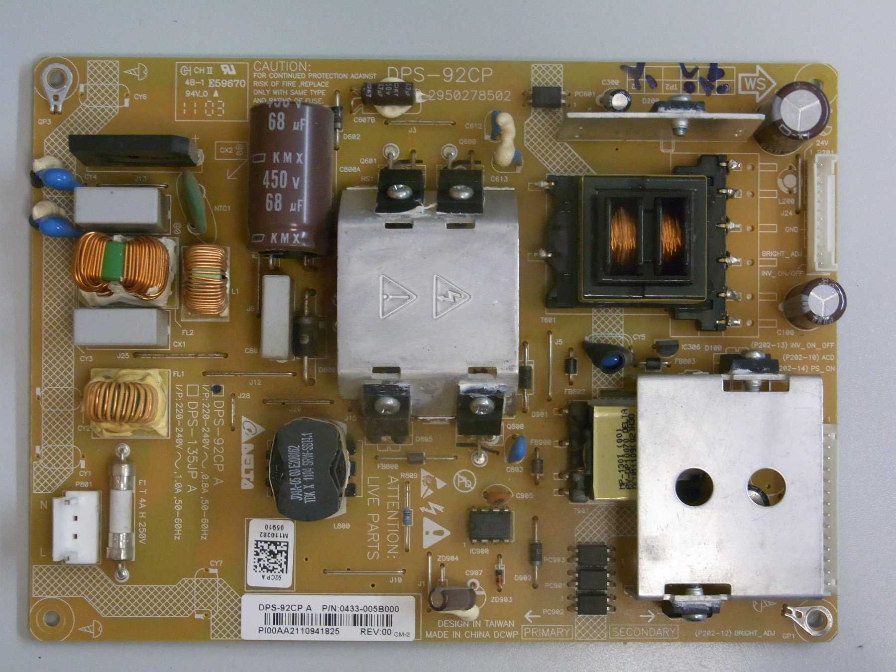 TV led Toshiba 32hl833g  inteira ou para peças não a uso!!!