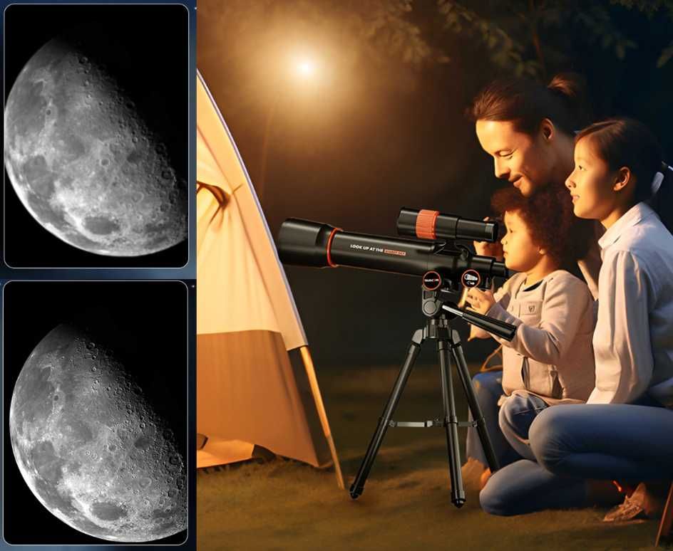 Teleskop Astronomiczny Edukacyjny Luneta Obserwacyjna Statyw