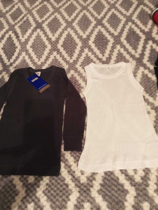 Podkoszulki dla chłopca na roz 122 Nowe