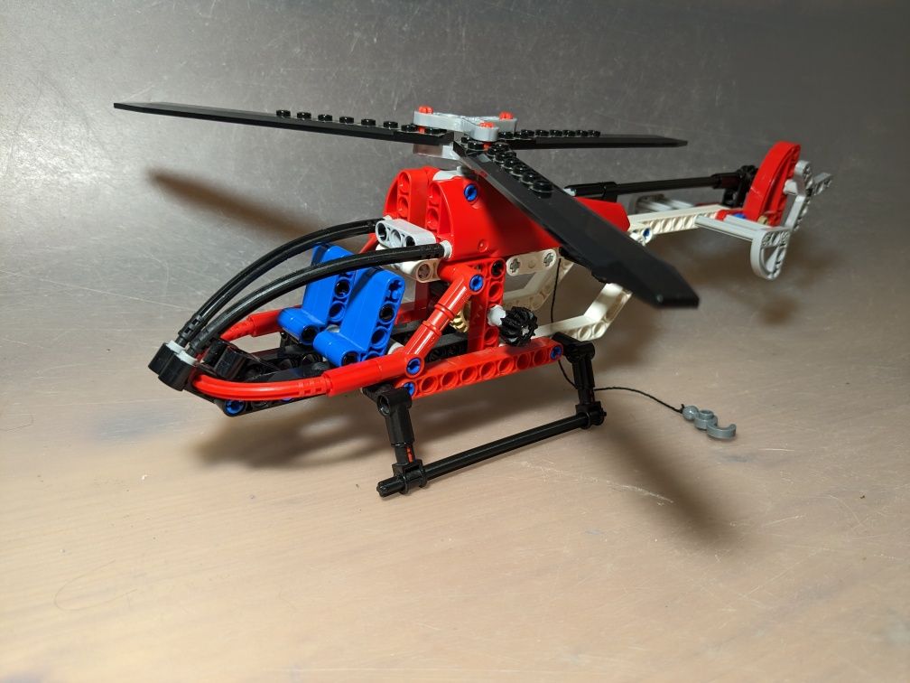 LEGO Technic Helikopter 8046 Komplet Instrukcje Pudełko