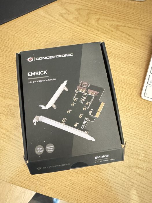 Placa Adaptadora PCIe SSD M.2 2 em 1