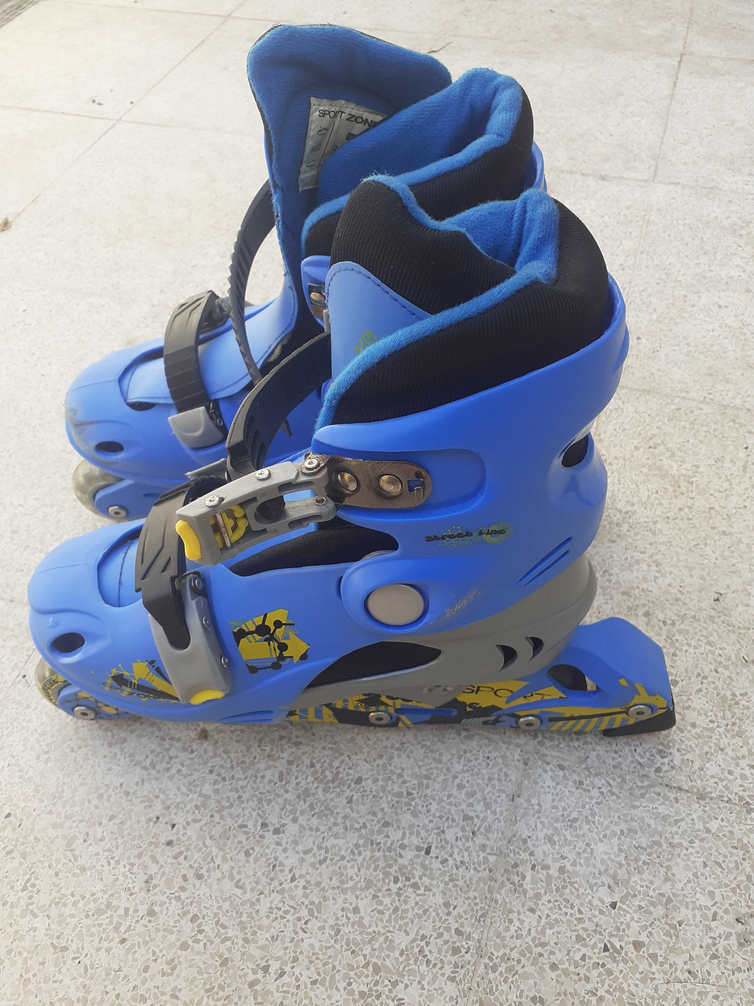 Patins em linha em bom estado (decathlon)