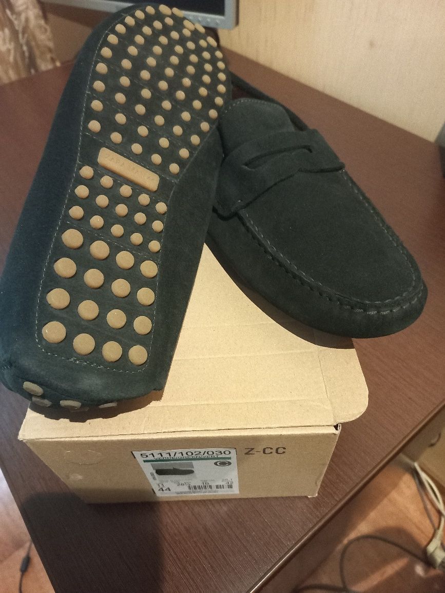 Замшевые мокасины ZARA MAN