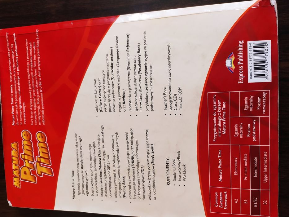 Matura prime time intermediate express publishing