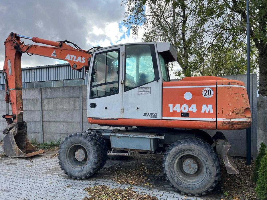 Koparka jednonaczyniowa kołowa ATLAS-TEREX 1404