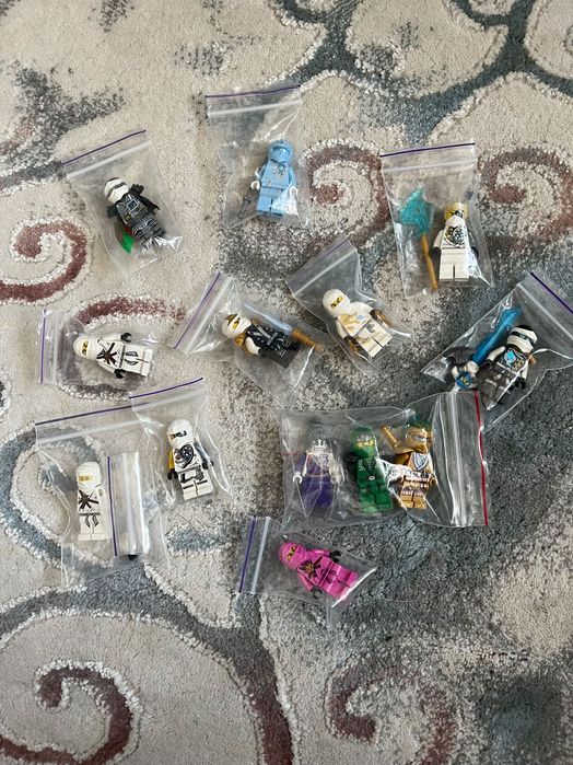 lego ninjago zane, lloyd, pixal, окремо тільки золотий!!!
