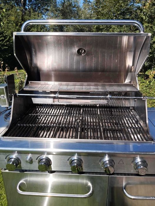 МАКСИМАЛЬНА КОМПЛЕКТАЦІЯ, газовий гриль , нержавіюча сталь,