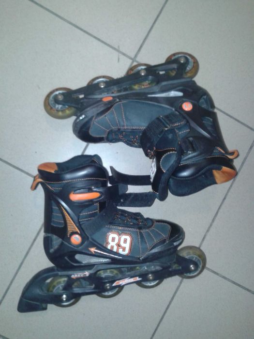 Rolki regulowane 37-39 w super stanie + gratis kask