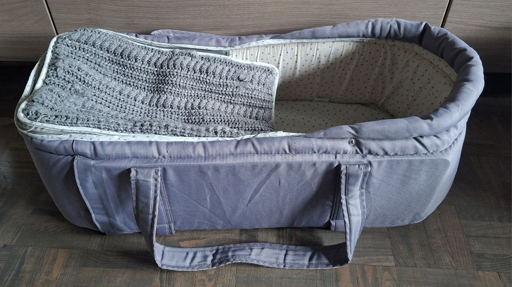 Miękka gondola do wózka niemowlęca nosidełko