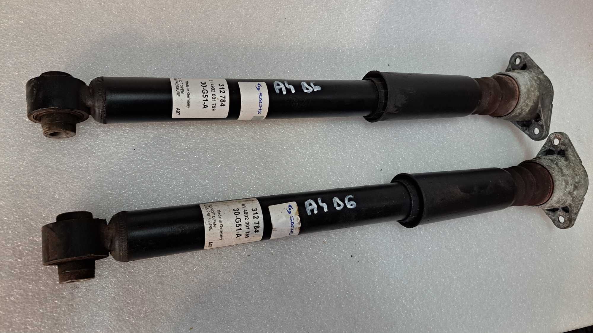 Amortyzatory tył Audi A4 B6 Sachs 312784 kpl