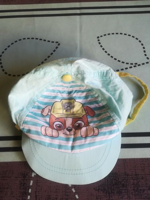 Boné para bebé 1 ano Patrulha Pata