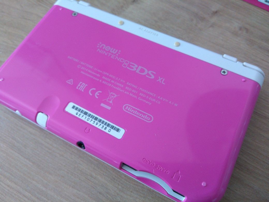 New Nintendo 3ds XL Różowy Pink White