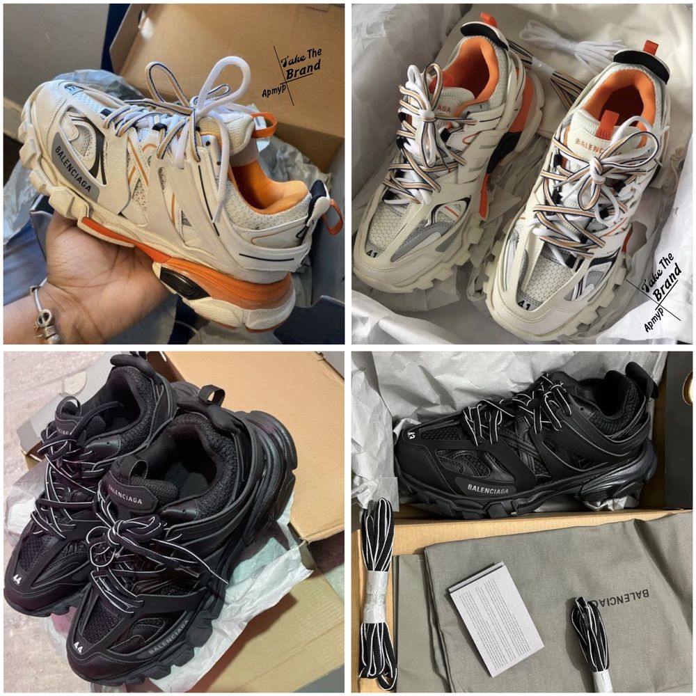 36-45р Кроссовки Balenciaga Track 3.0 White Pink Grey 1:1 ORIGINAL see