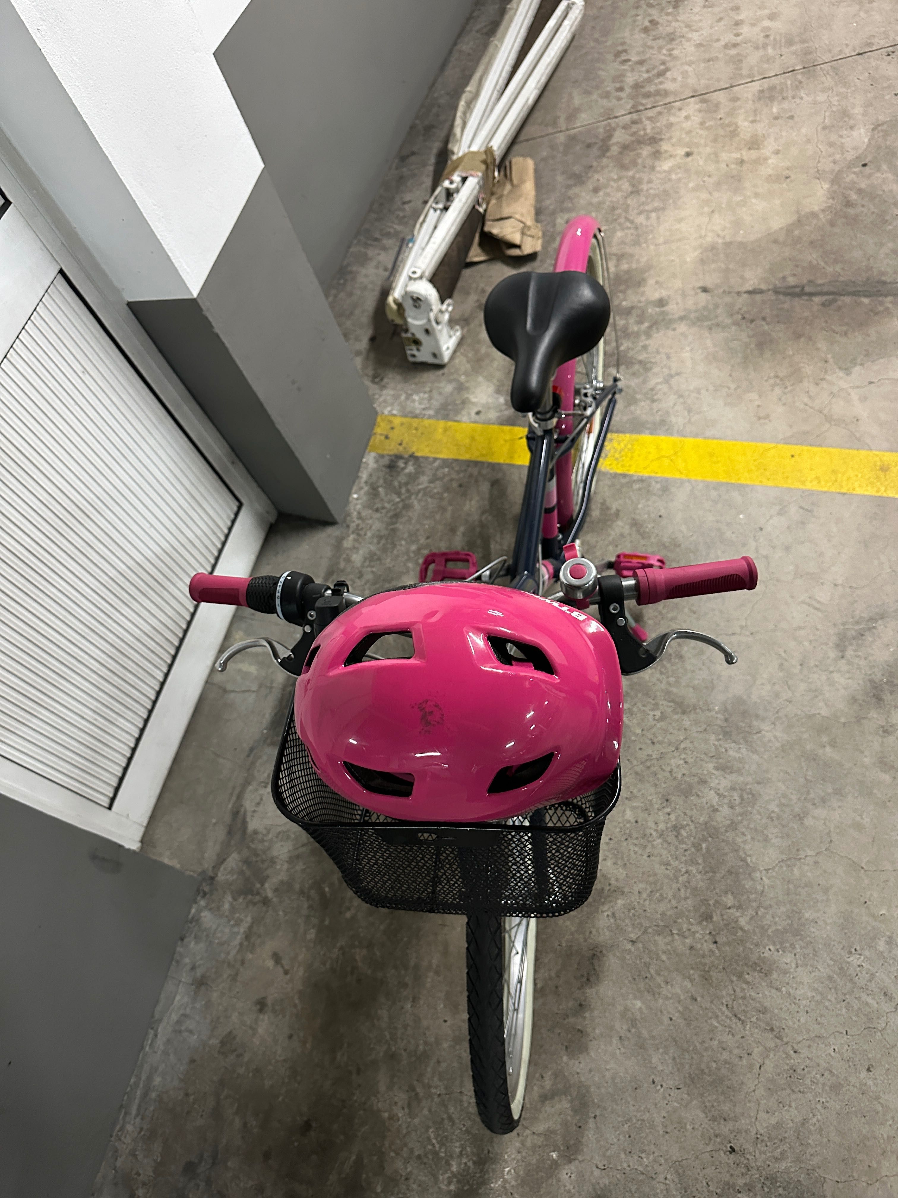 Bicicleta Btwin tamanho intermedio menina + Capacete