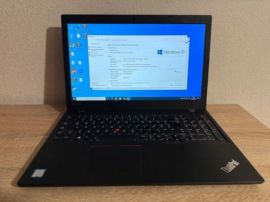 Ноутбук Lenovo ThinkPad L590  Intel Core i5-8265U 4 ядра Type-C