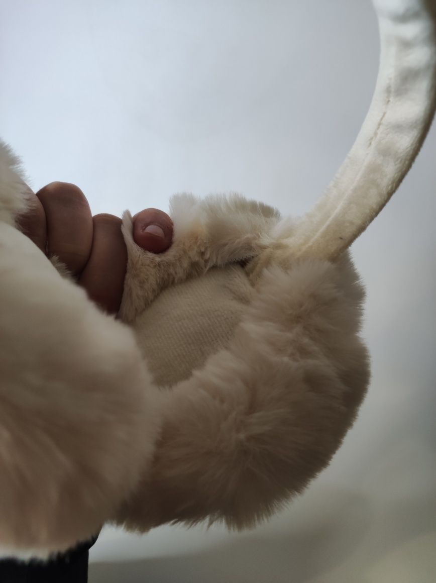 Теплые Женские Наушники White