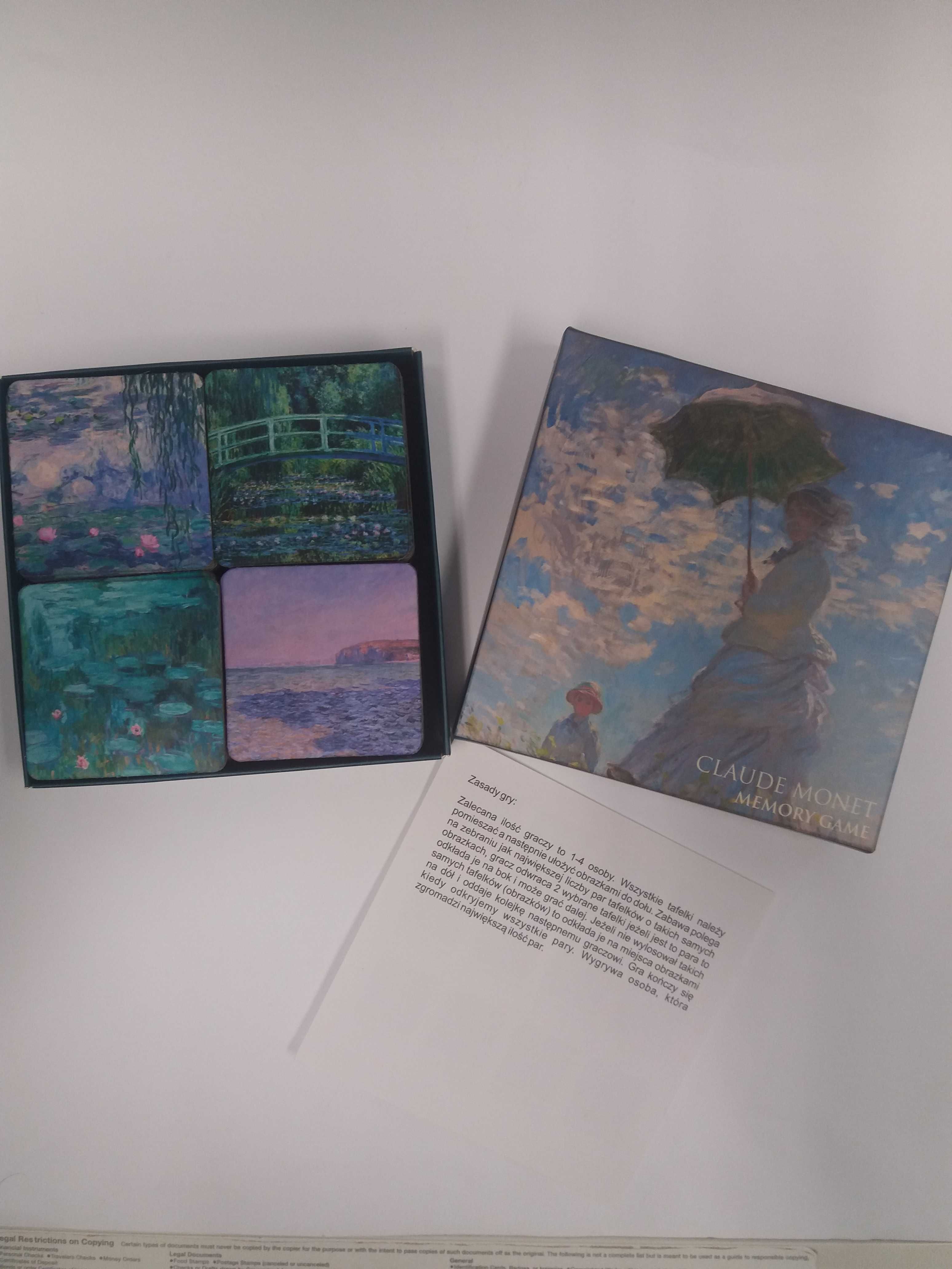 Gra Memory Claude Monet Anelo