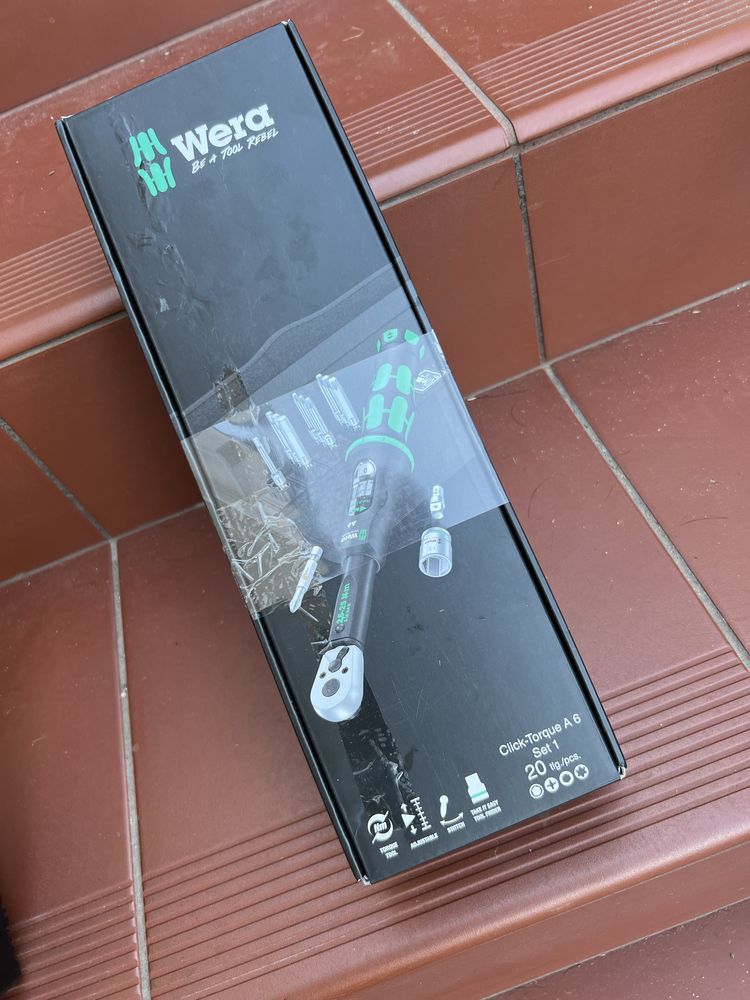 Klucz dynamometryczny Wera Click-Torque A 6 Set 1 (20 el.), nowy zesta