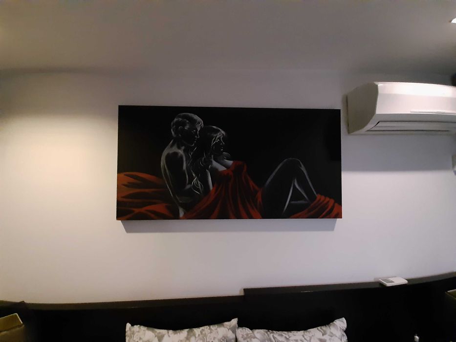 Tela Decorativa com Imagem de Casal