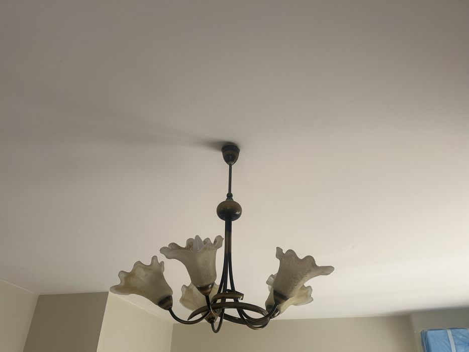 Lampa wisząca pięcioramienna