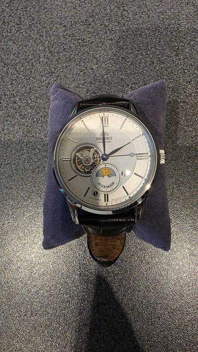 zegarek męski Orient automatyczny RA-AS0011S10B open heart motylkowe