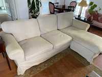 Sofa 3 lugares com chaise longe