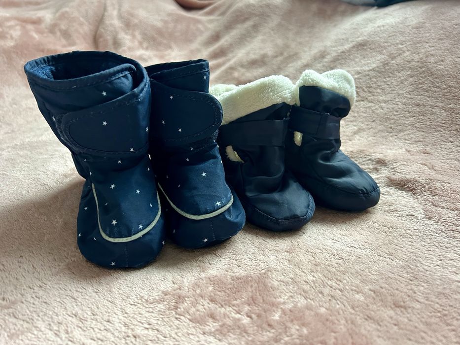 Niechodki, 2 pary, H&M , 16/17/18 Buciki