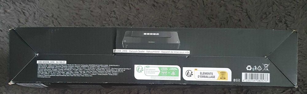 SilverCrest Kitchen Tools zgrzewarka próżniowa SV 125 C7 - 125W CZARNA