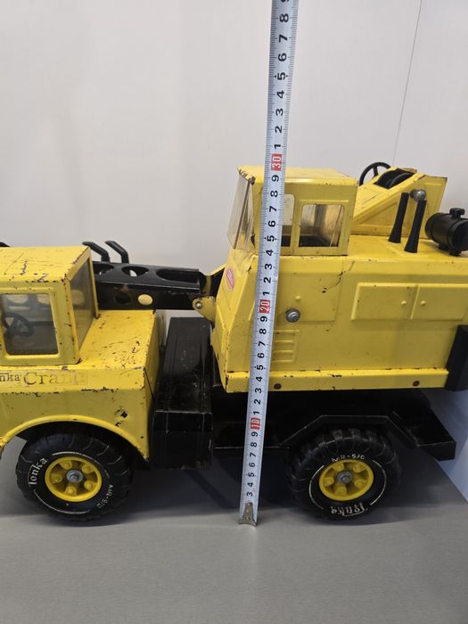 Tonka zabawka metalowa model dzwig  z PRL-U PRL 1960