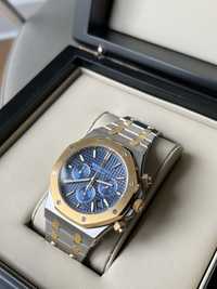 мужские наручные часы AUDEMARS PIGUET Royal Oak Chronograph blue