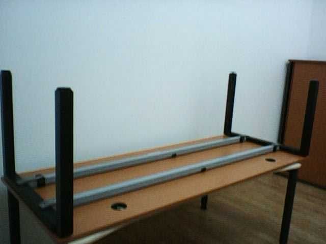 Nowoczesny podwójny stół biurowy 200x80cm - solidne wykonanie