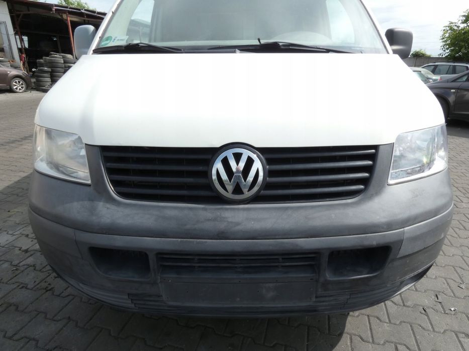 L025 Kompletny Przód Karoserii Zderzak Maska Lampy Vw T5 1.9 Tdi 2003-2009