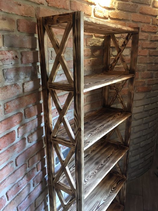 Regał półki na książki do pokoju salonu 180x80x30