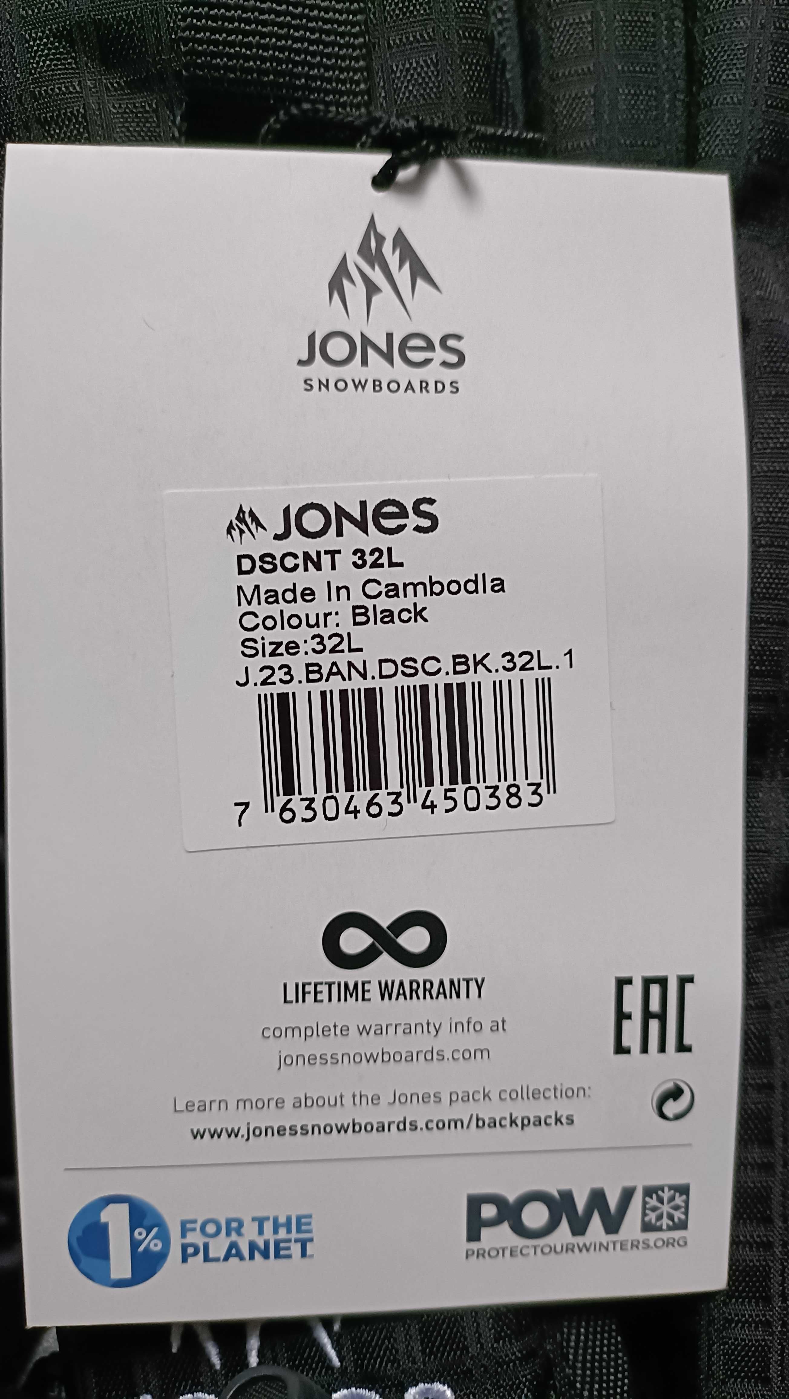 Plecak Jones Dscnt 32L