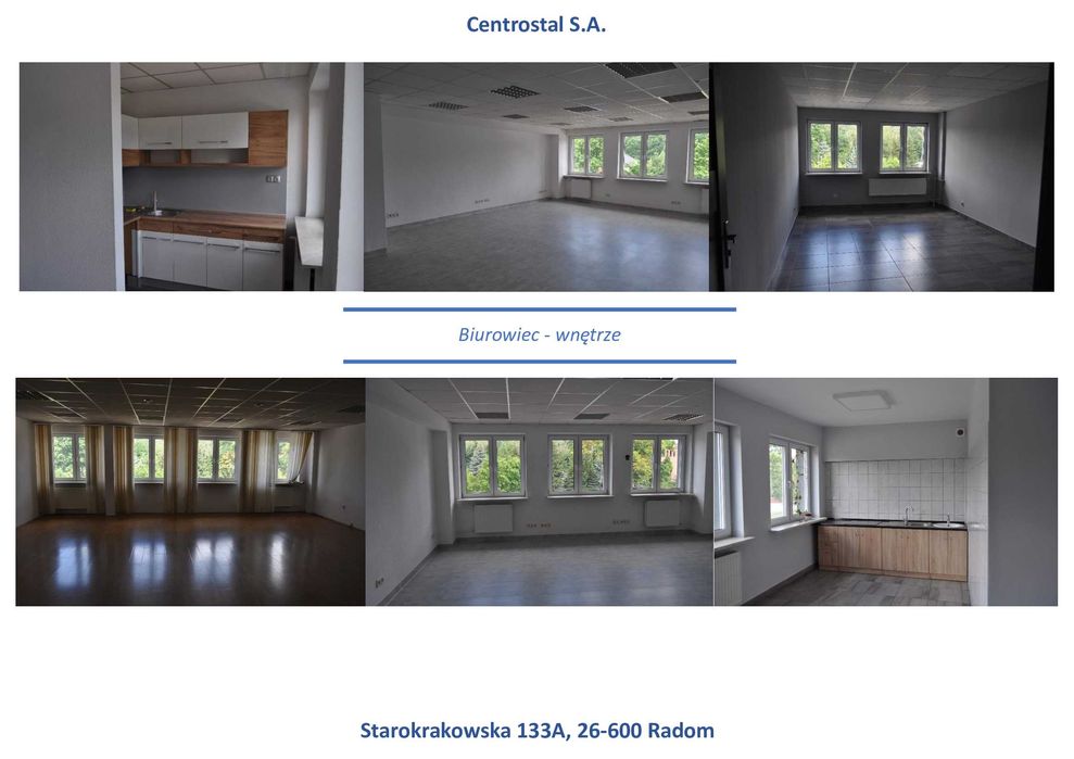 Atrakcyjna nieruchomość z dwiema halami, biurowcem oraz portiernią