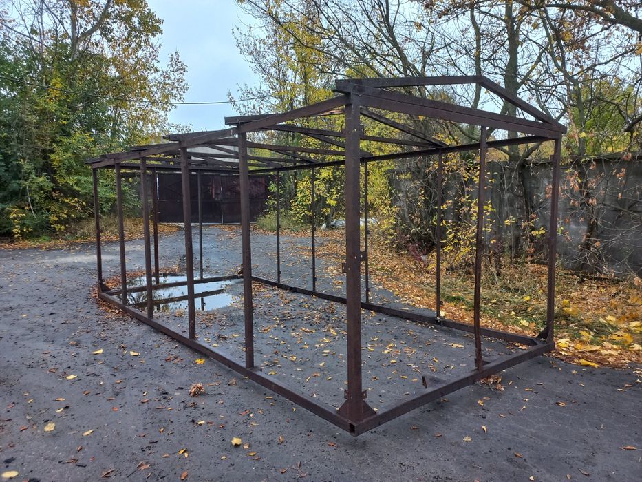 Гараж металлический каркас