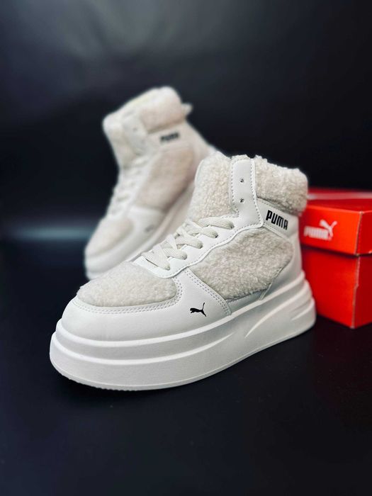 Зимние  женские ботинки puma хит сезона супер теплые кроссовки puma