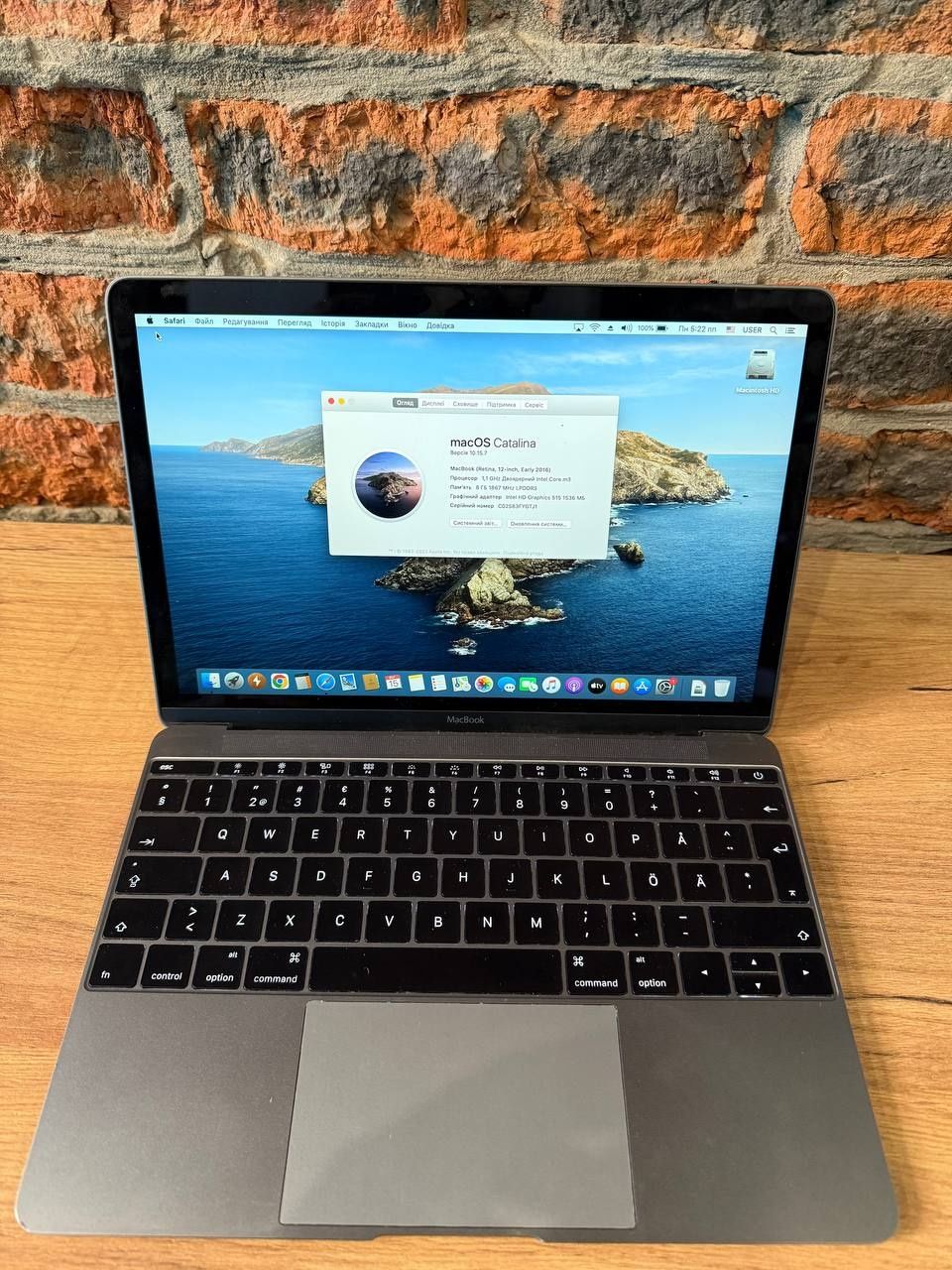 Macbook A1534 2016