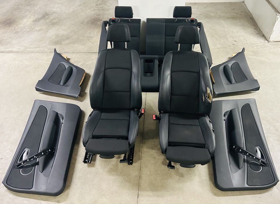 BMW E81 M-Pakiet Fotele Siedzenie Skóra Fotel  Boczki Komplet Wnętrze