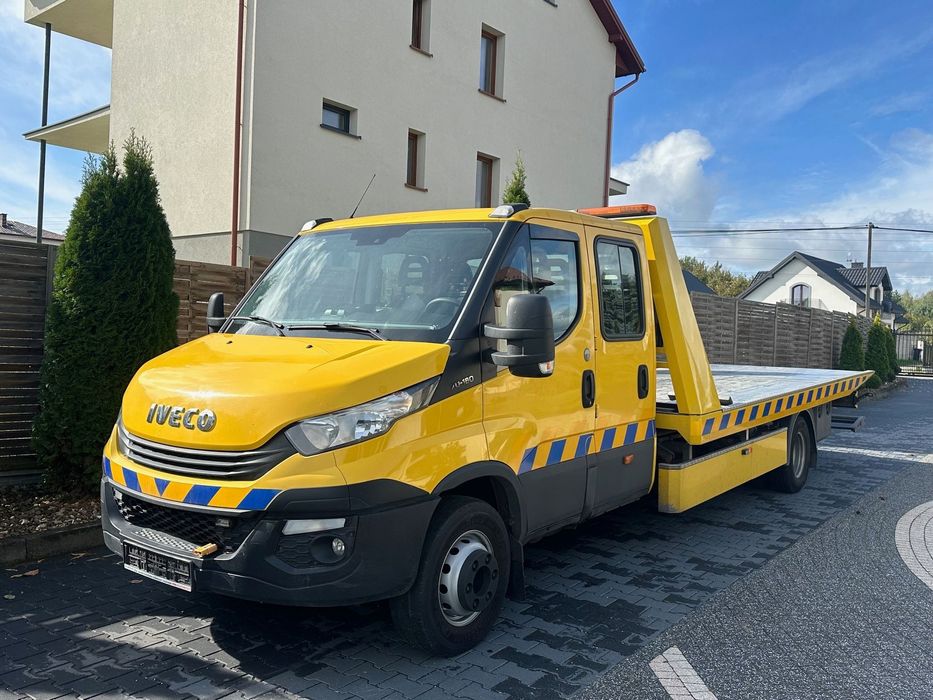 Iveco Daily 70C180 Pomoc Drogowa Laweta Widły  Najazd , Platforma , Widły