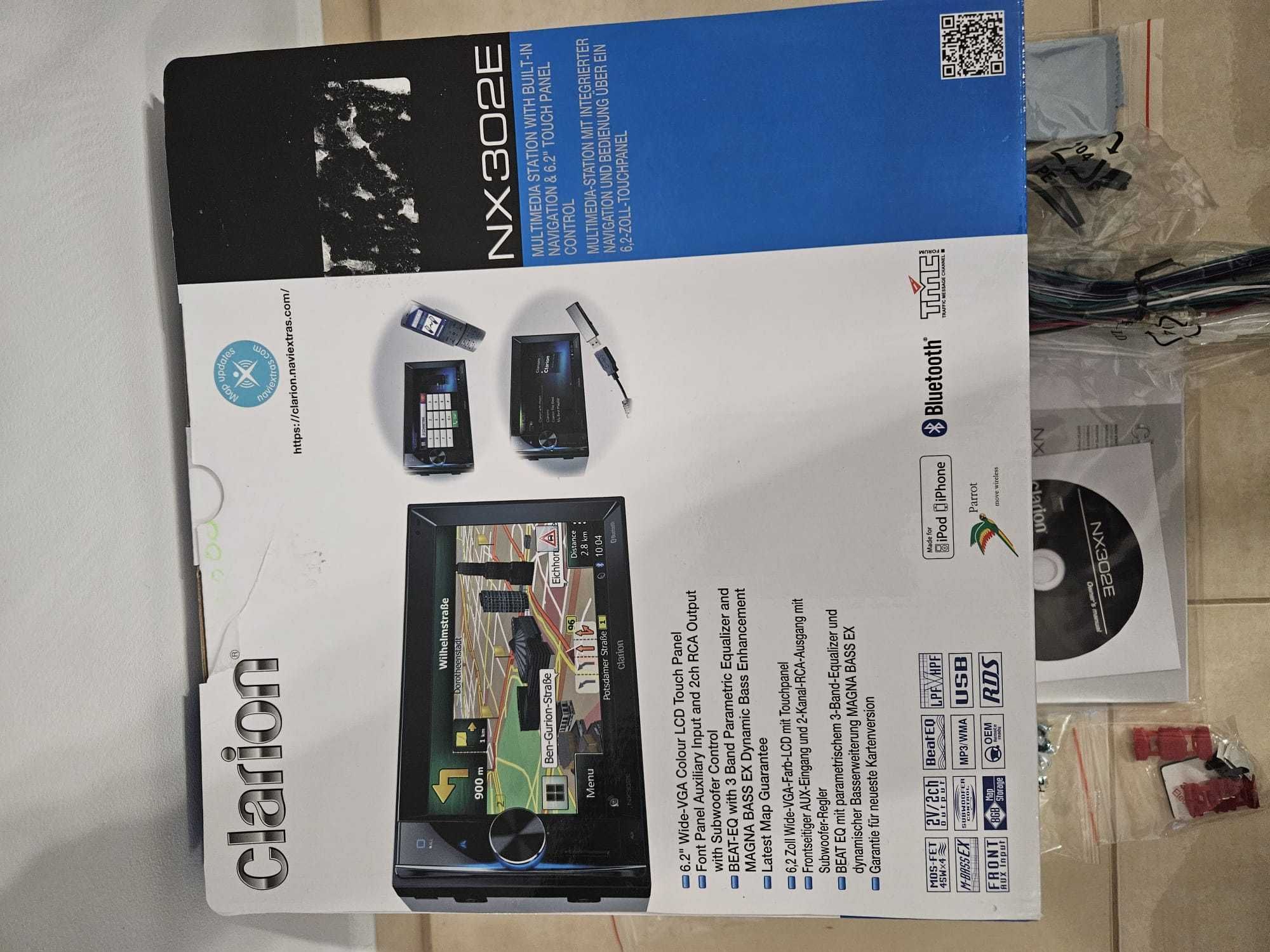 Radio samochodowe Clarion nx302e