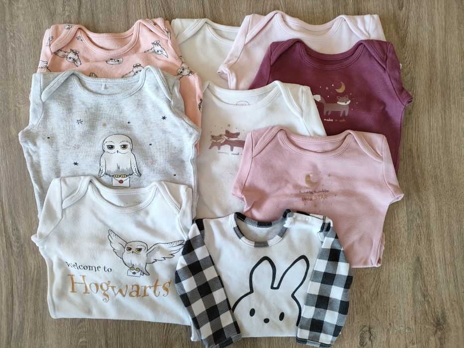 Ubranka dla dziewczynki rozmiar 74. 21 sztuk!