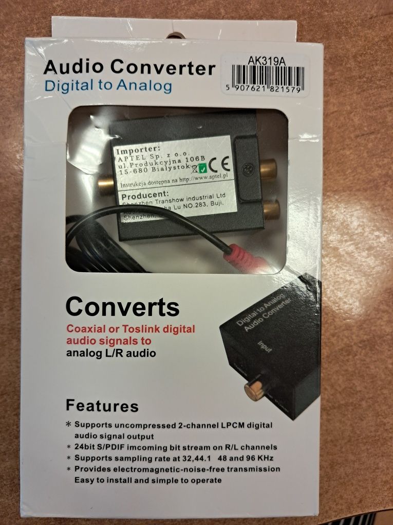 Audio converter Digital to Analog